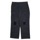 Mens Black Dickies Double Knee Chino Trousers