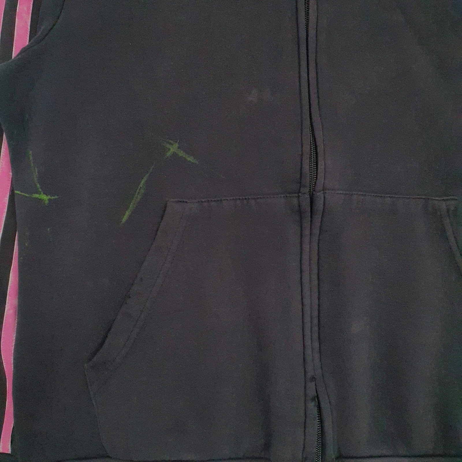 Womens Black Adidas  Full Zip Jumper