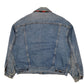 Mens Blue Levis Vintage 90s Blanket Lined Type 3 Trucker Full Zip Coat