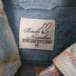 Mens Blue Back Numbers Flannel  Shirt