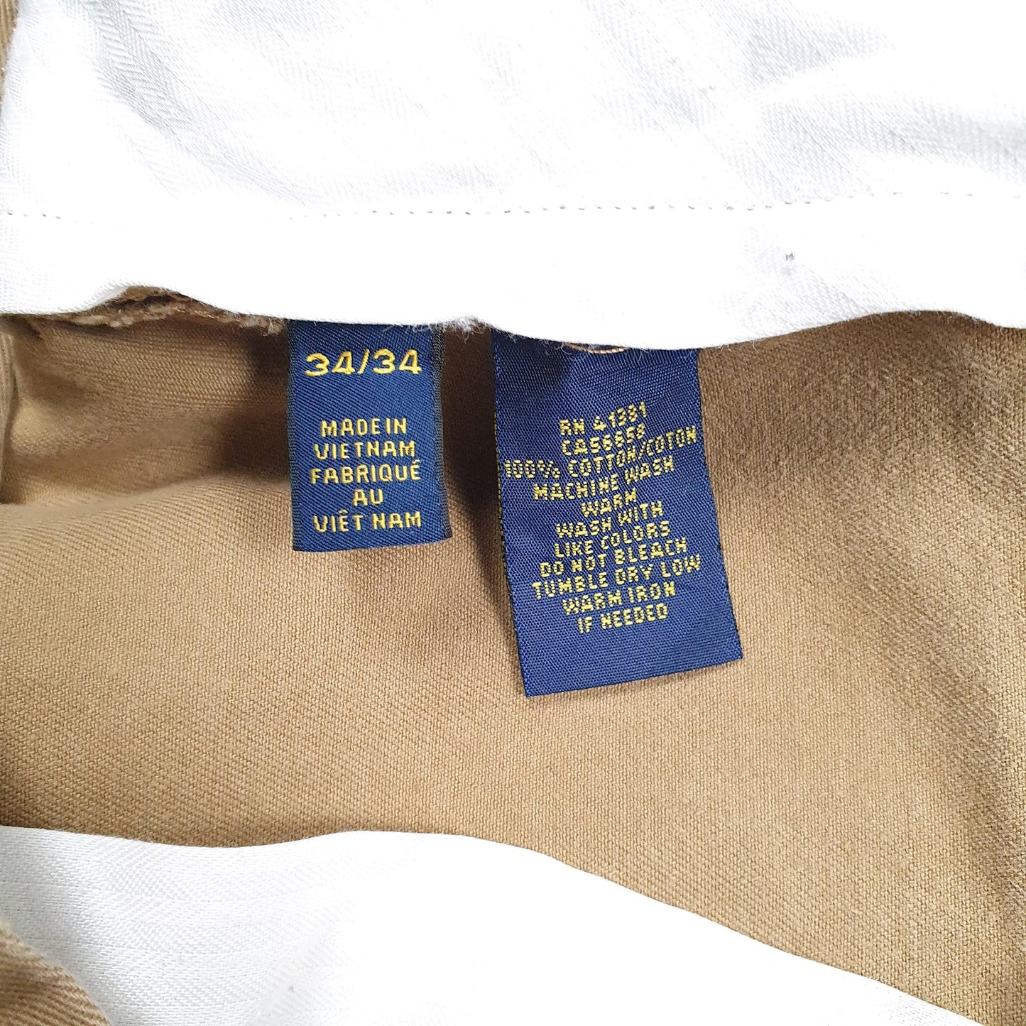 Mens Tan Polo Ralph Lauren   Trousers