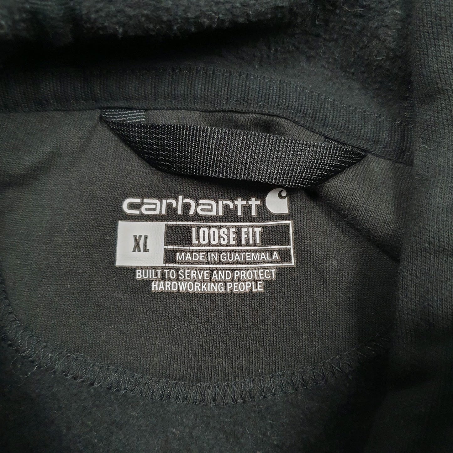 Mens Black Carhartt  Hoodie Jumper