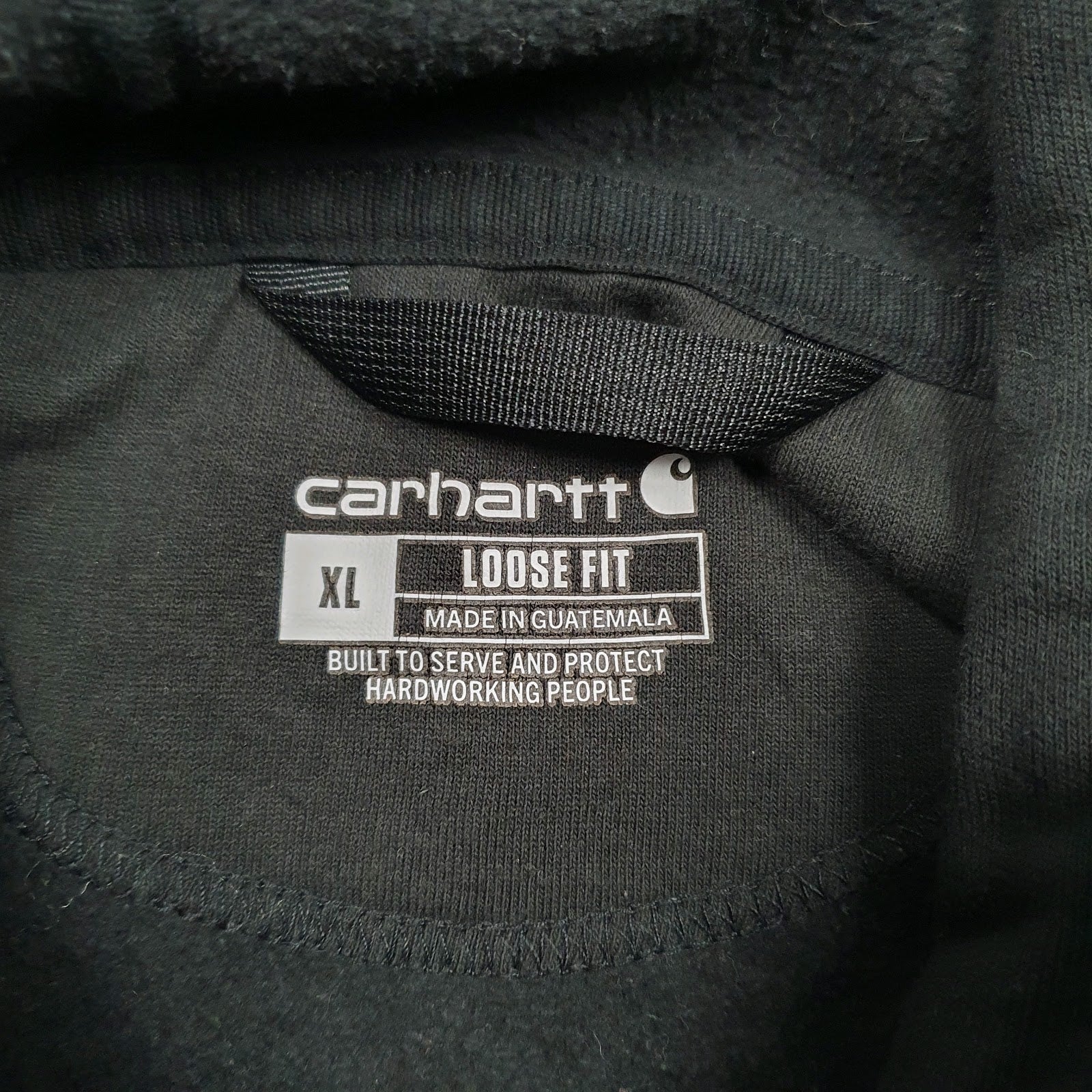 Mens Black Carhartt  Hoodie Jumper