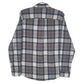 Mens Grey L.L.Bean Flannel  Shirt