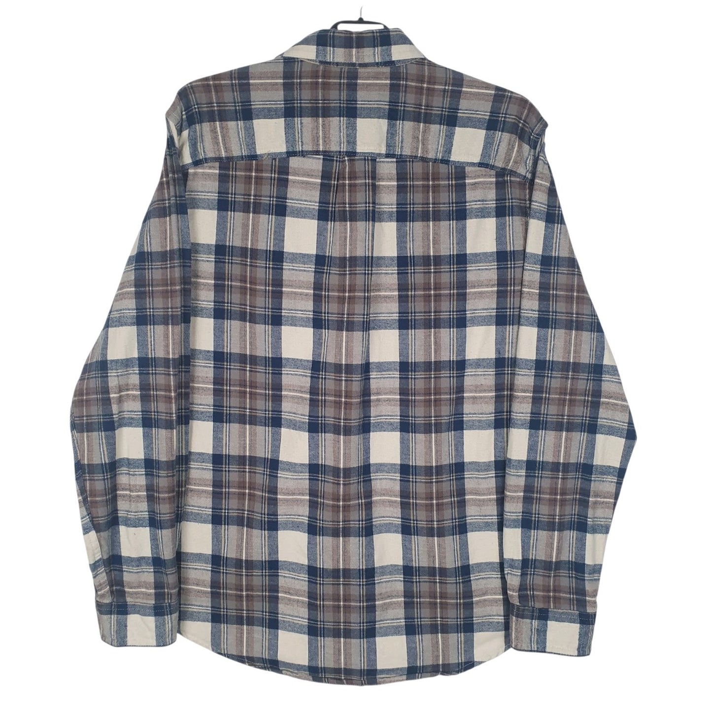 Mens Grey L.L.Bean Flannel  Shirt