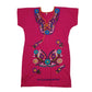 Womens Pink Unbranded Oriental Short Sleeve Dress