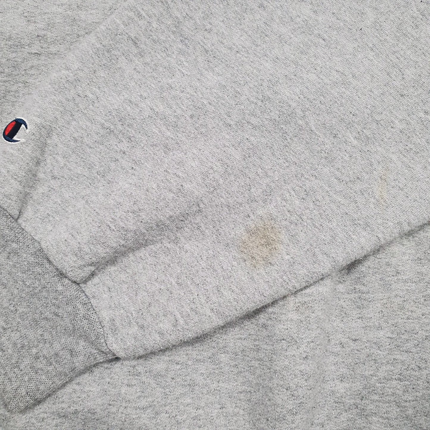 Mens Grey Champion  Hoodie Jumper