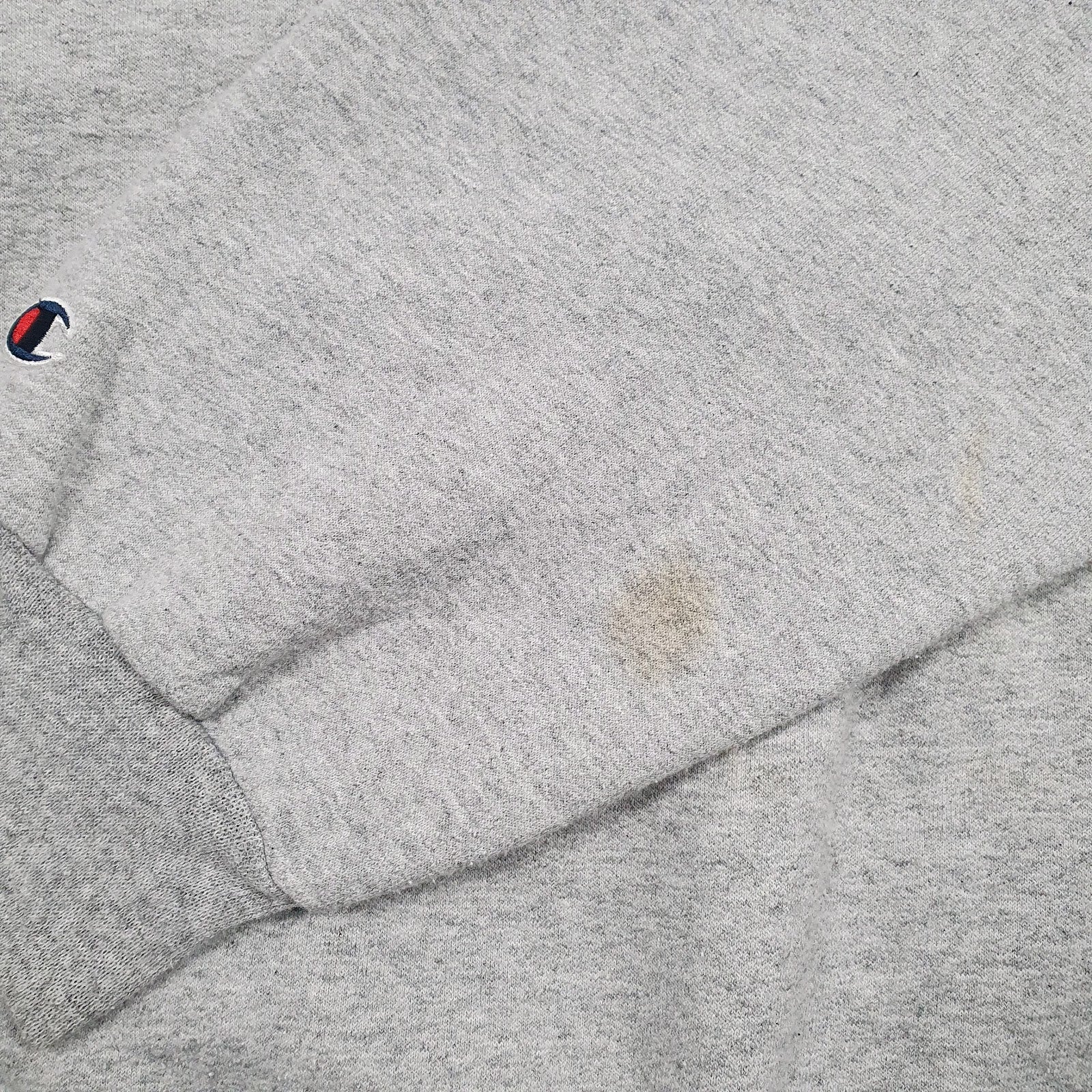Mens Grey Champion  Hoodie Jumper