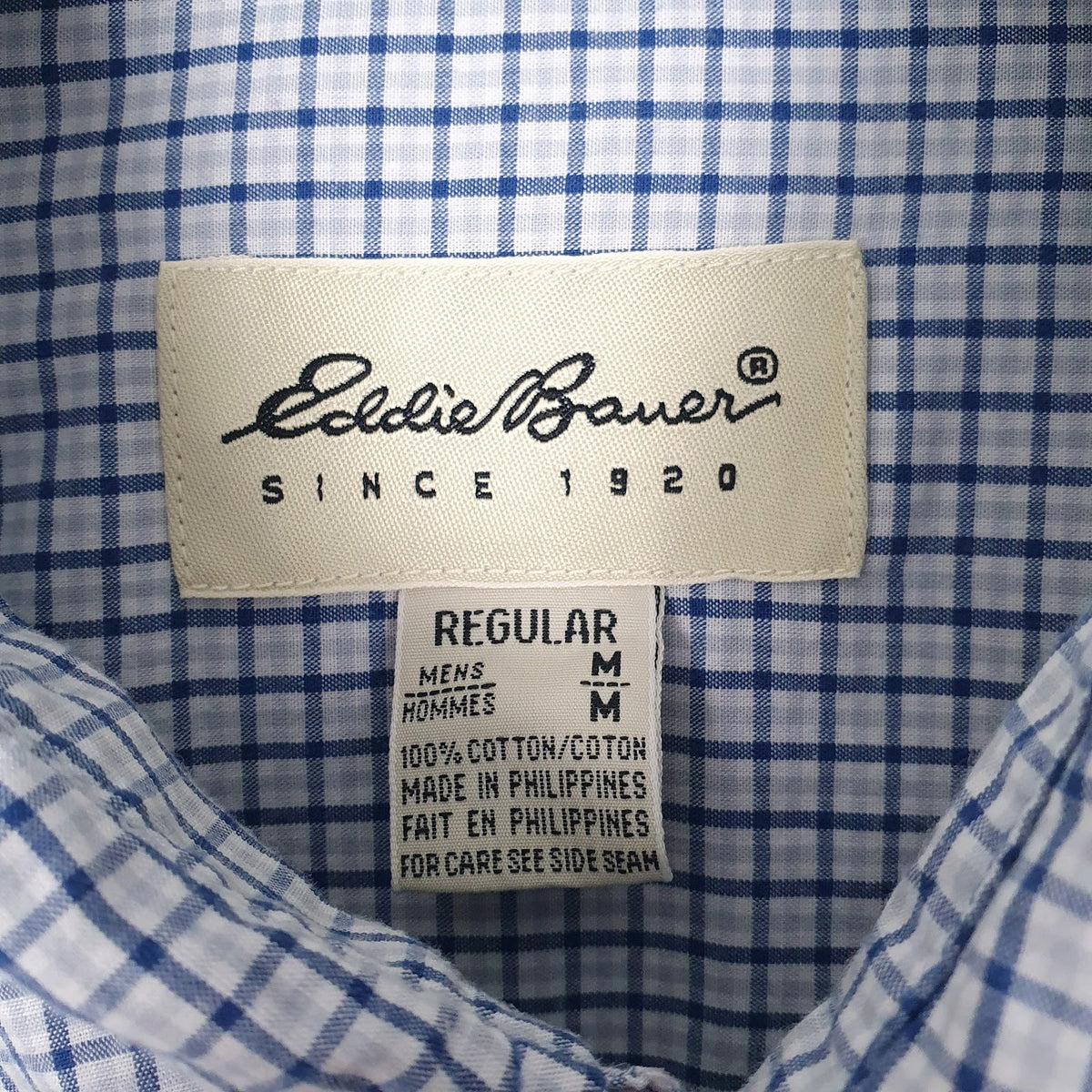 Mens Blue Eddie Bauer   Shirt