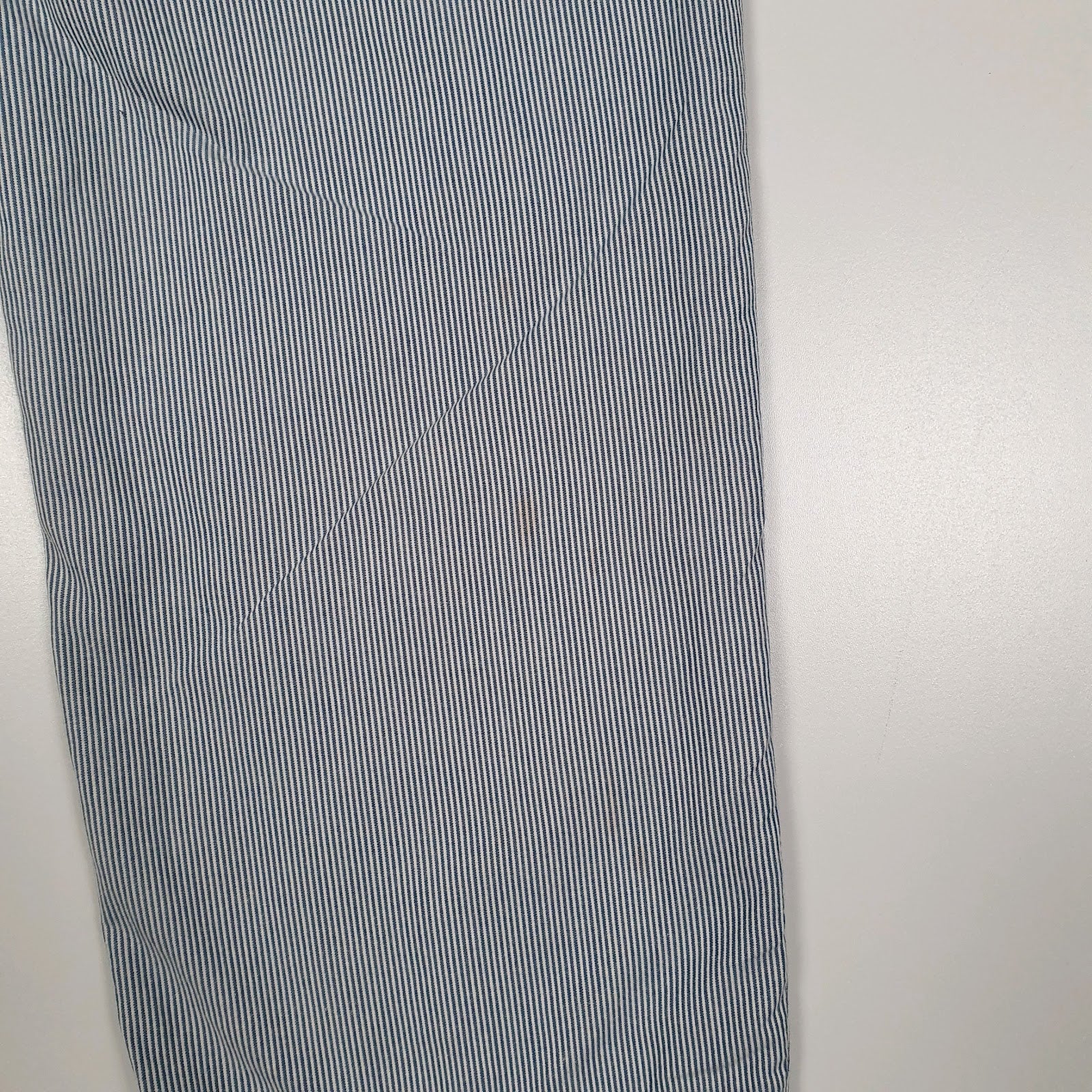 Mens Blue Polo Ralph Lauren Hickory Striped Slim Fit  Trousers