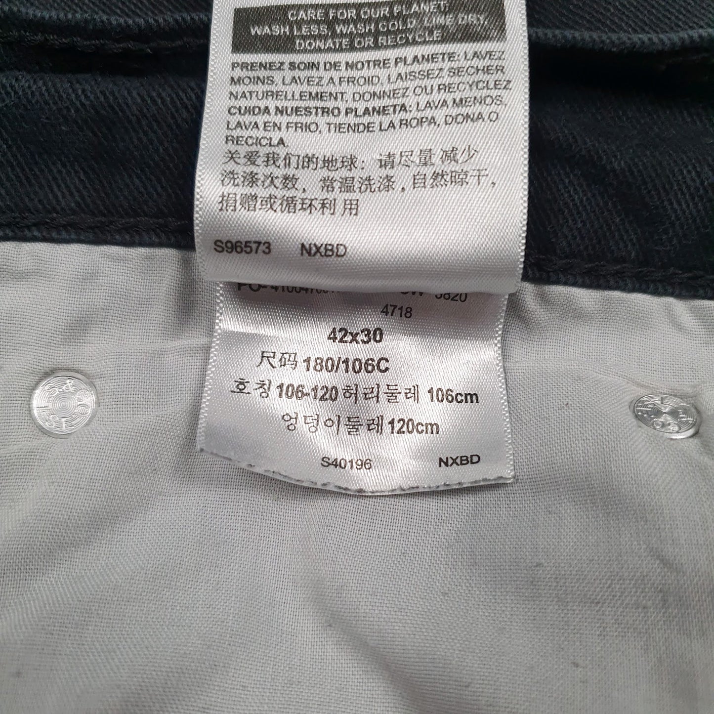 Mens Black Levis   Jeans