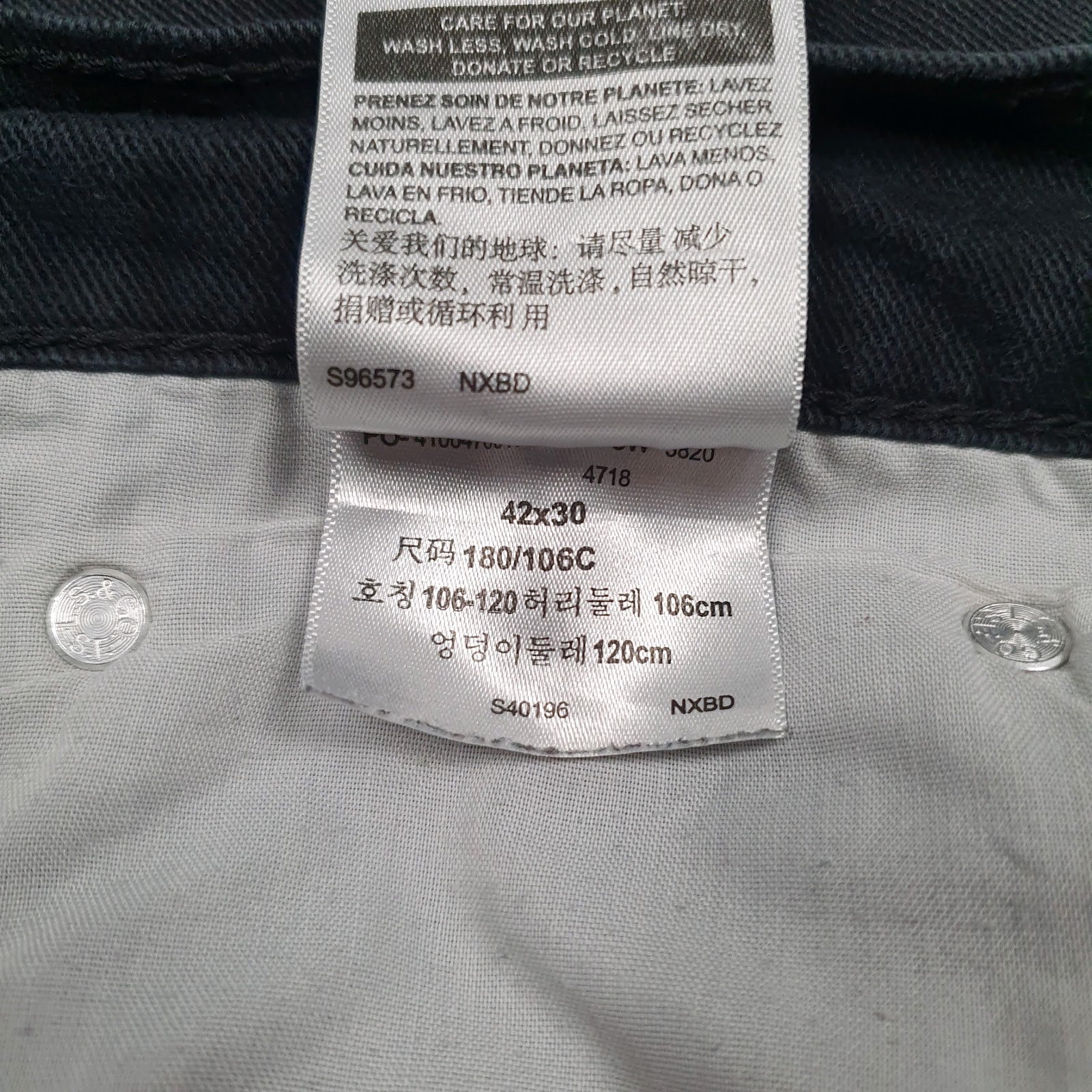 Mens Black Levis   Jeans