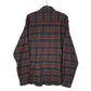 Mens Grey L.L.Bean Scotch Plaid Flannel  Shirt