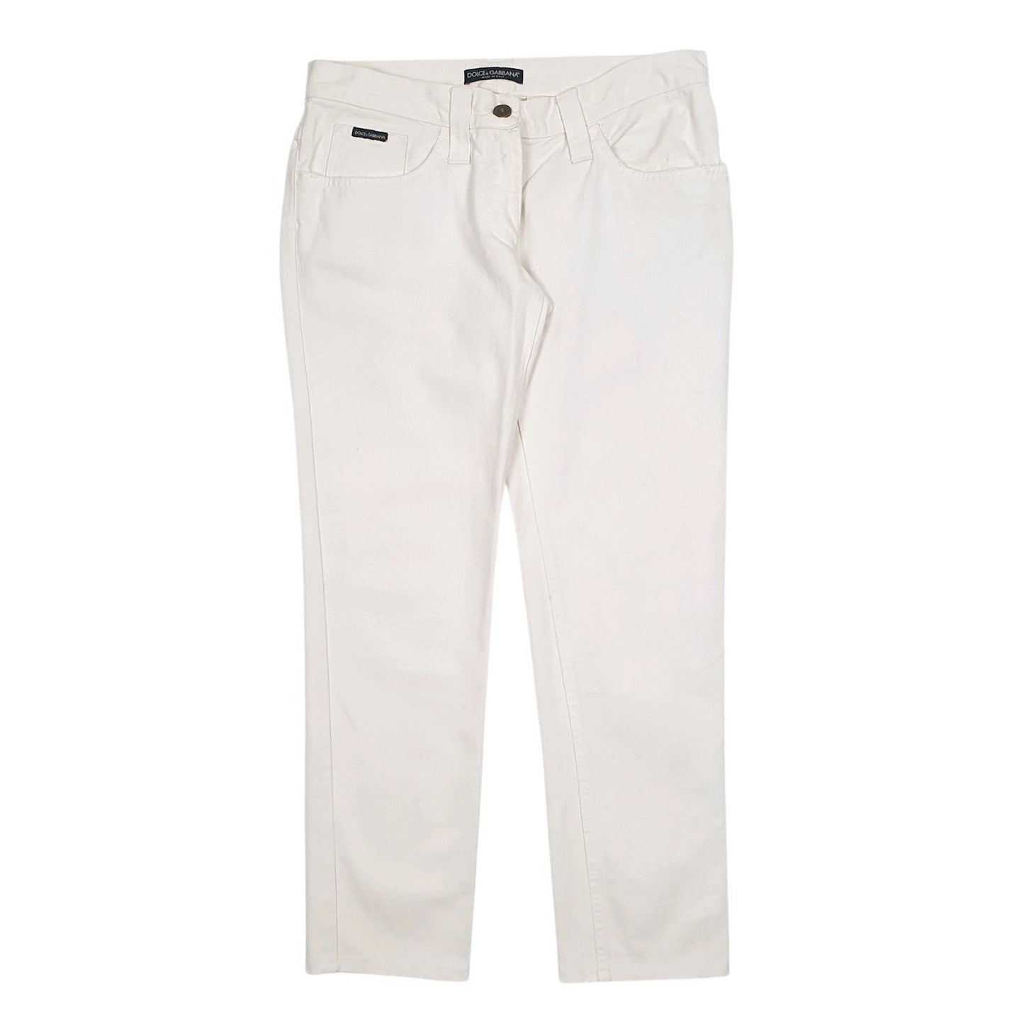 Womens White Dolce and Gabbana  Casual JeansW32 L27