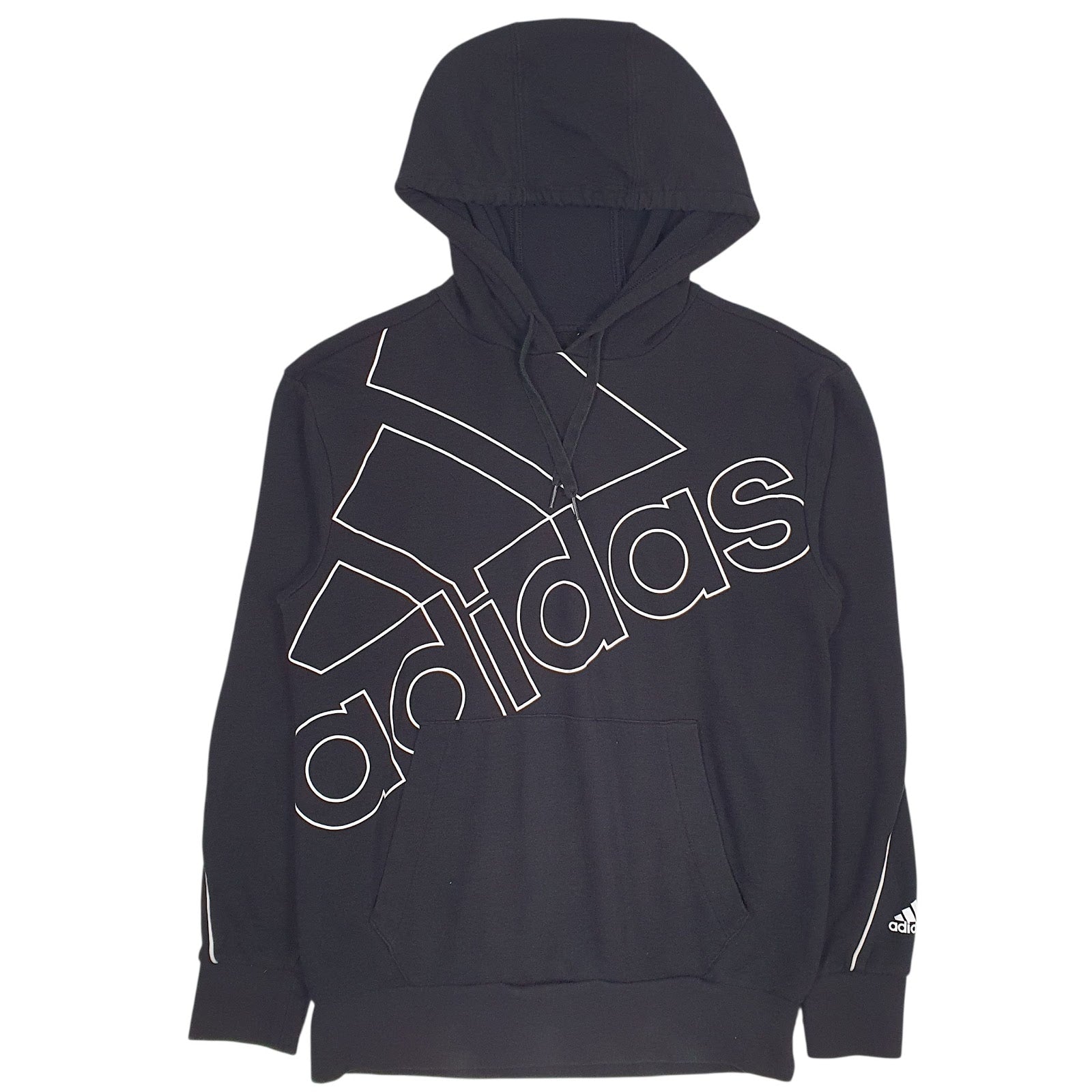 Mens Black Adidas  Hoodie Jumper