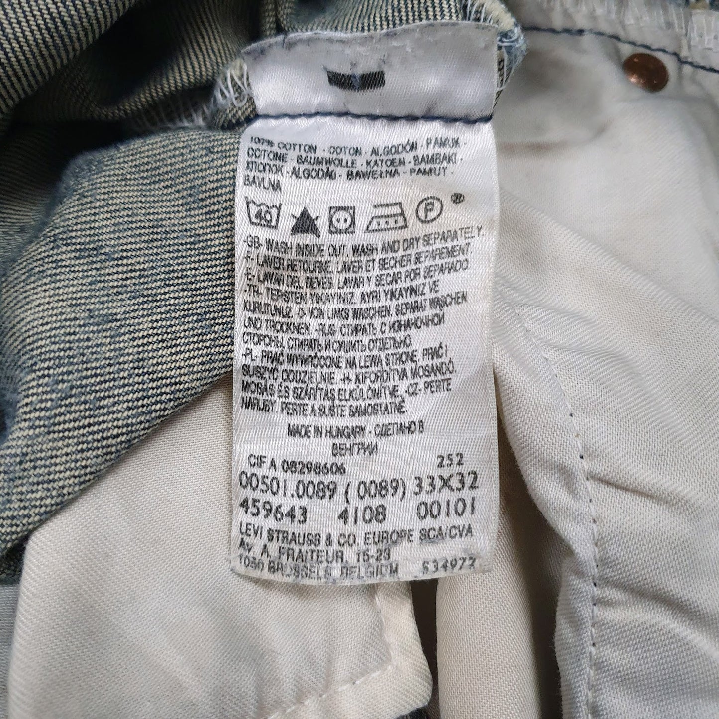 Mens Blue Levis   Jeans