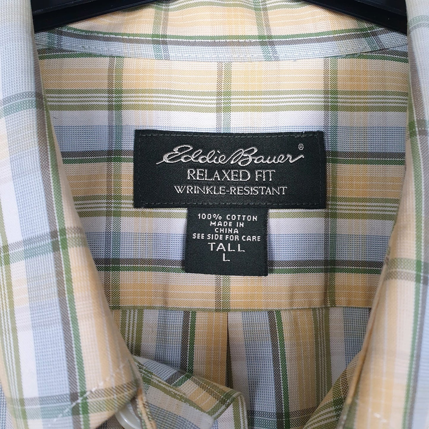 Mens Yellow Eddie Bauer   Shirt