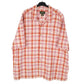 Mens Red Eddie Bauer Linen Mixture Short Sleeve Shirt