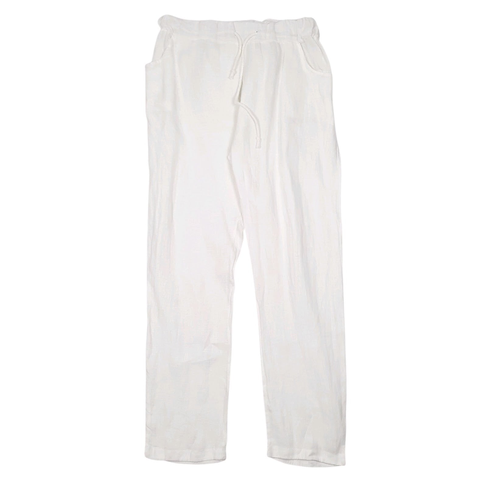Womens White Unbranded  Jogger Trousers