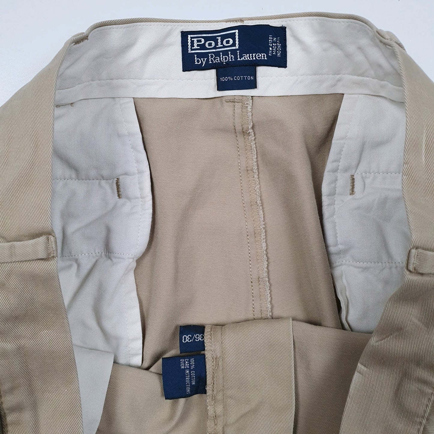 Mens Beige Polo Ralph Lauren   Trousers