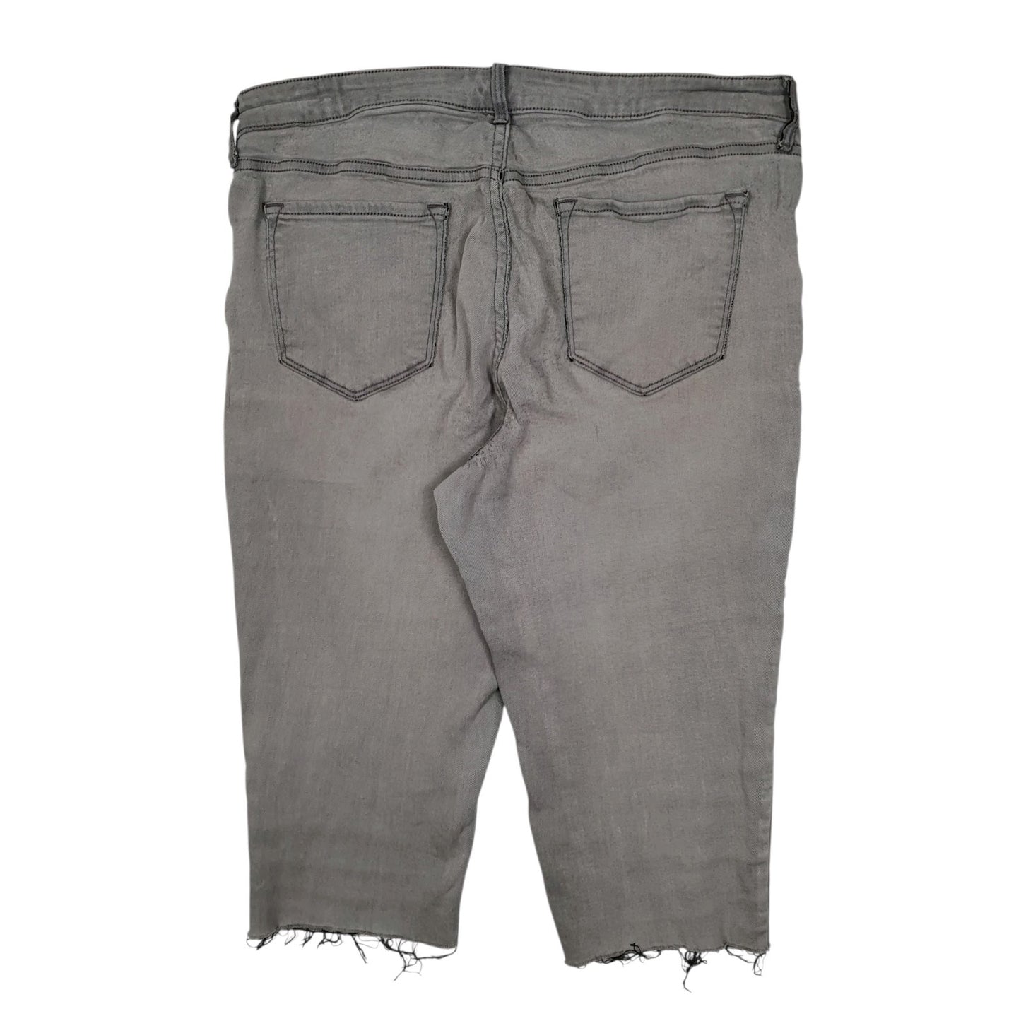 Womens Grey Old Navy Cut Off Capri  Jeans
