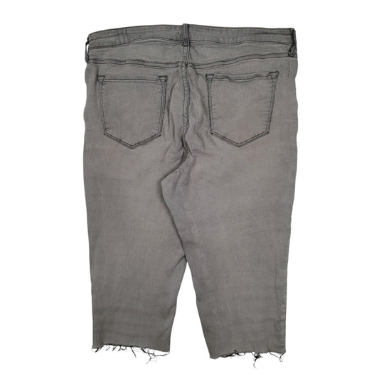 Womens Grey Old Navy Cut Off Capri  Jeans