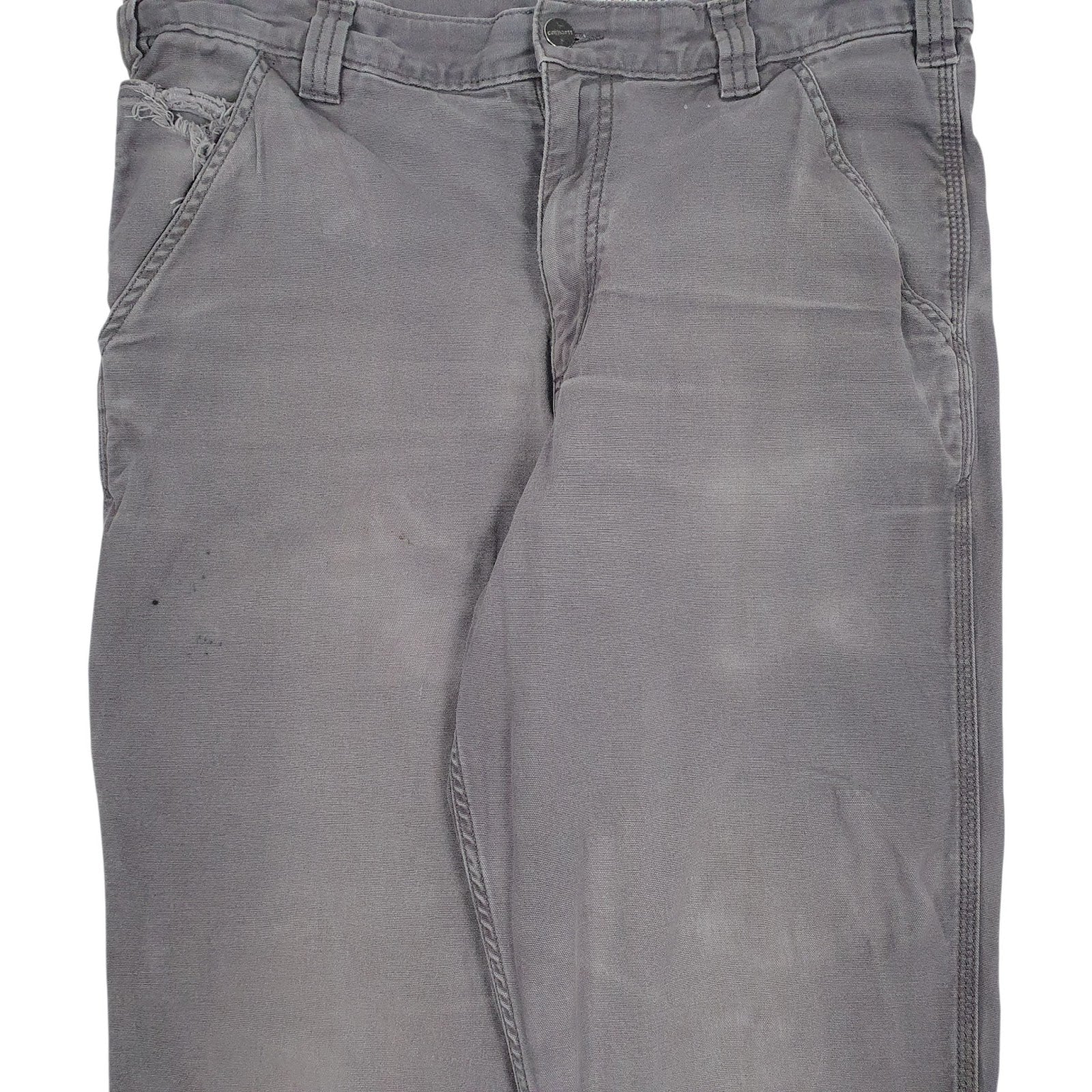 Mens Grey Carhartt   Trousers