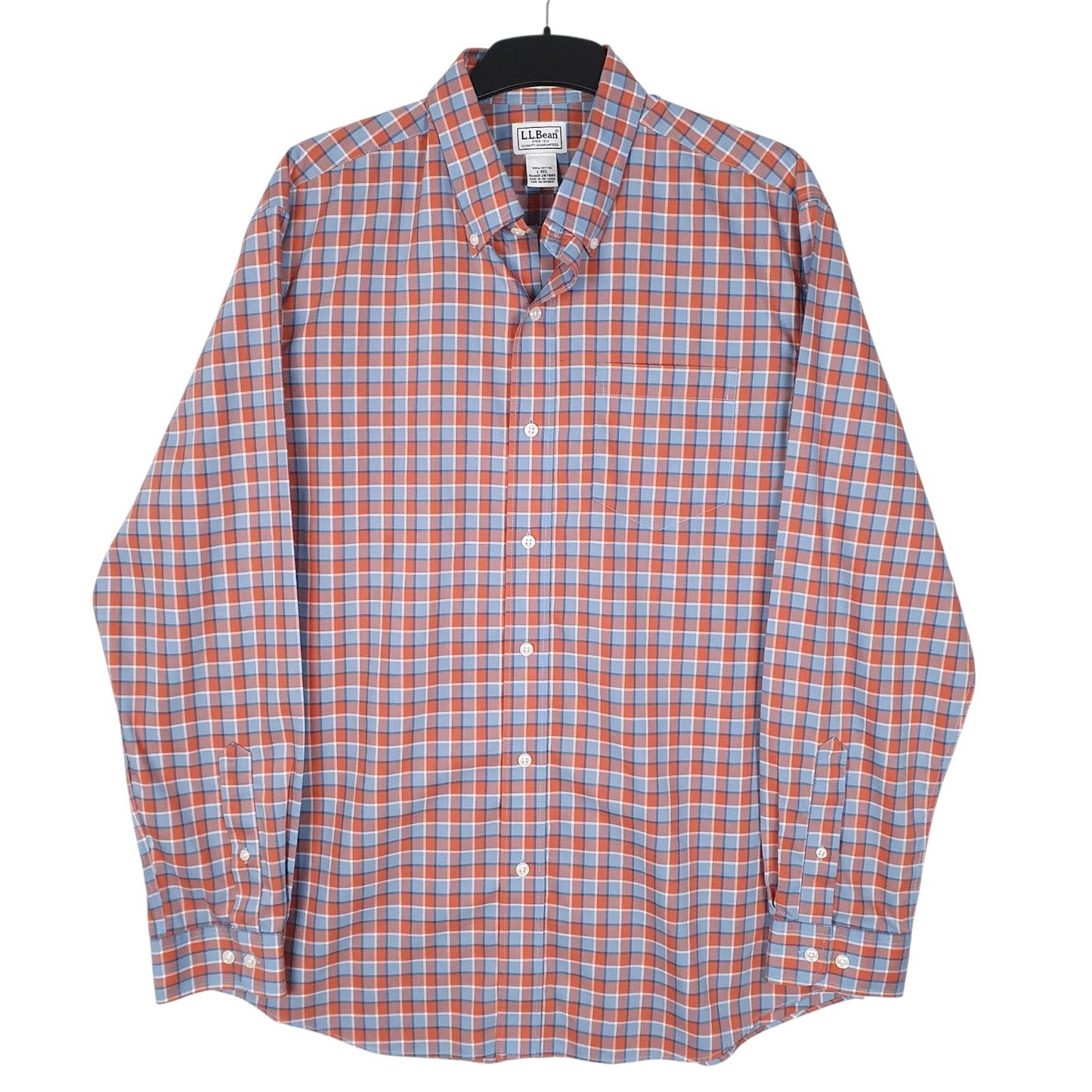 Mens Blue L.L.Bean  Long Sleeve Shirt