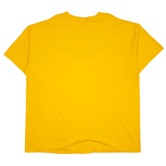 Mens Yellow Fruit Of The Loom   T Shirt