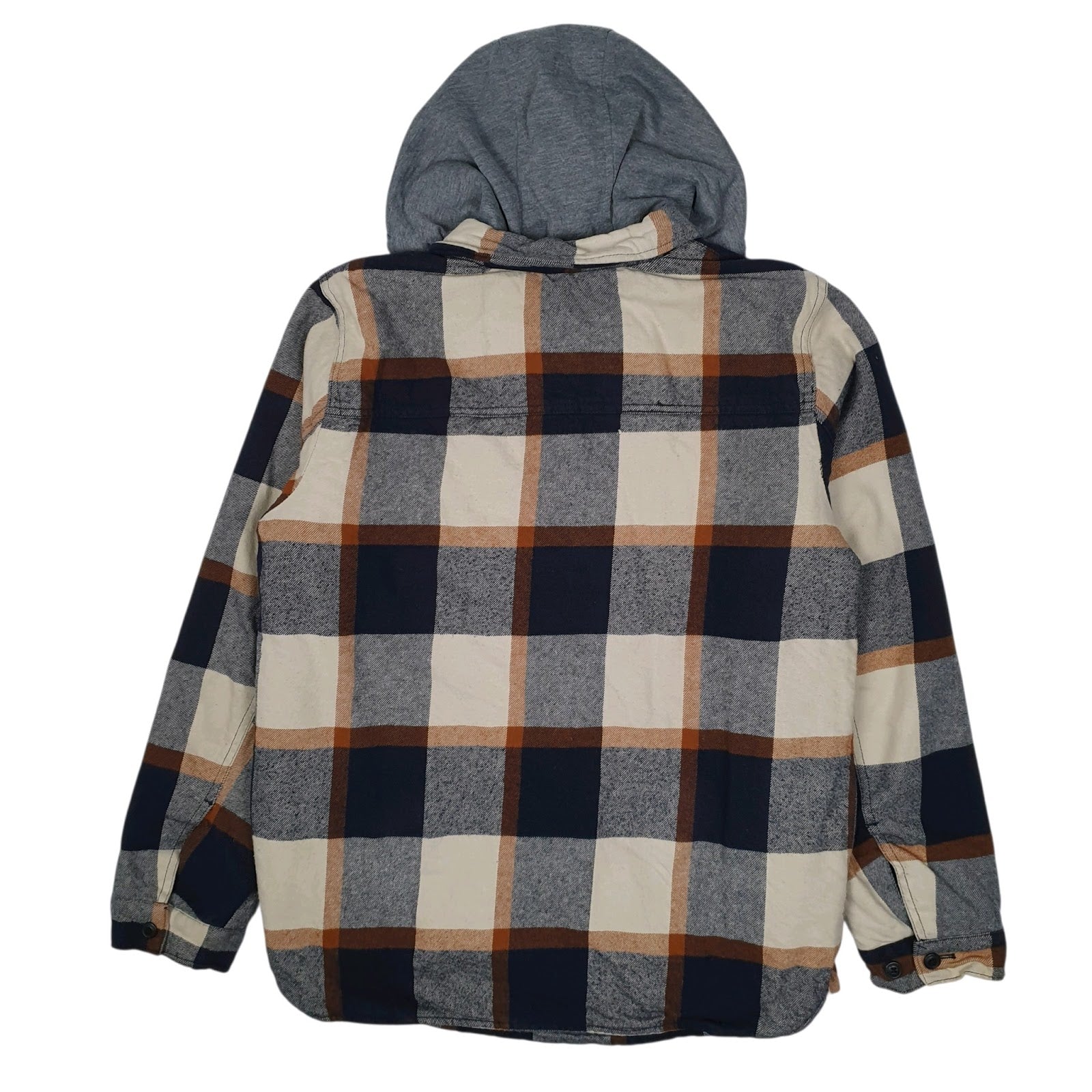 Mens Grey Levis Hoodie Sherpa Lined  Coat