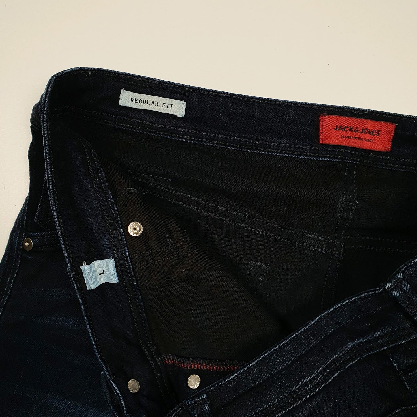 Mens Blue Jack & Jones Stretch  Shorts