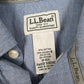 Mens Blue L.L.Bean   Shirt