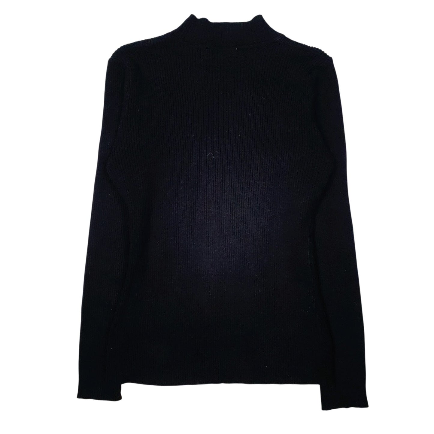 Womens Black Unbranded Stretch Crewneck Jumper