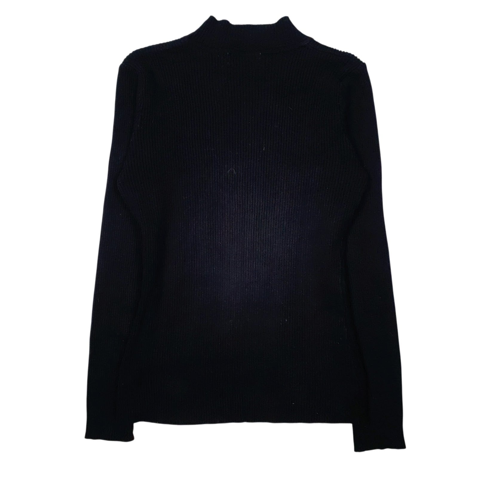 Womens Black Unbranded Stretch Crewneck Jumper