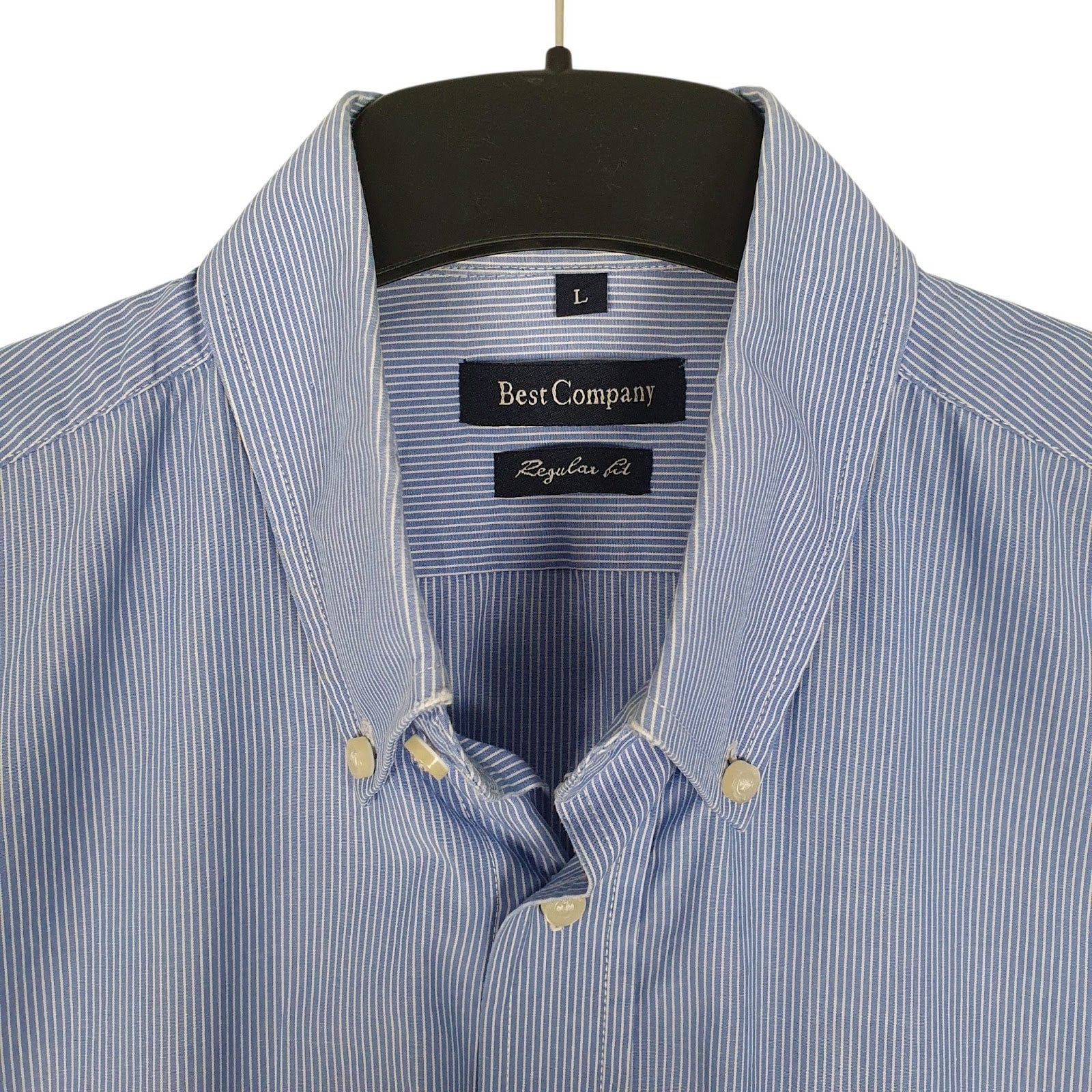 Mens Blue Best Company   Shirt