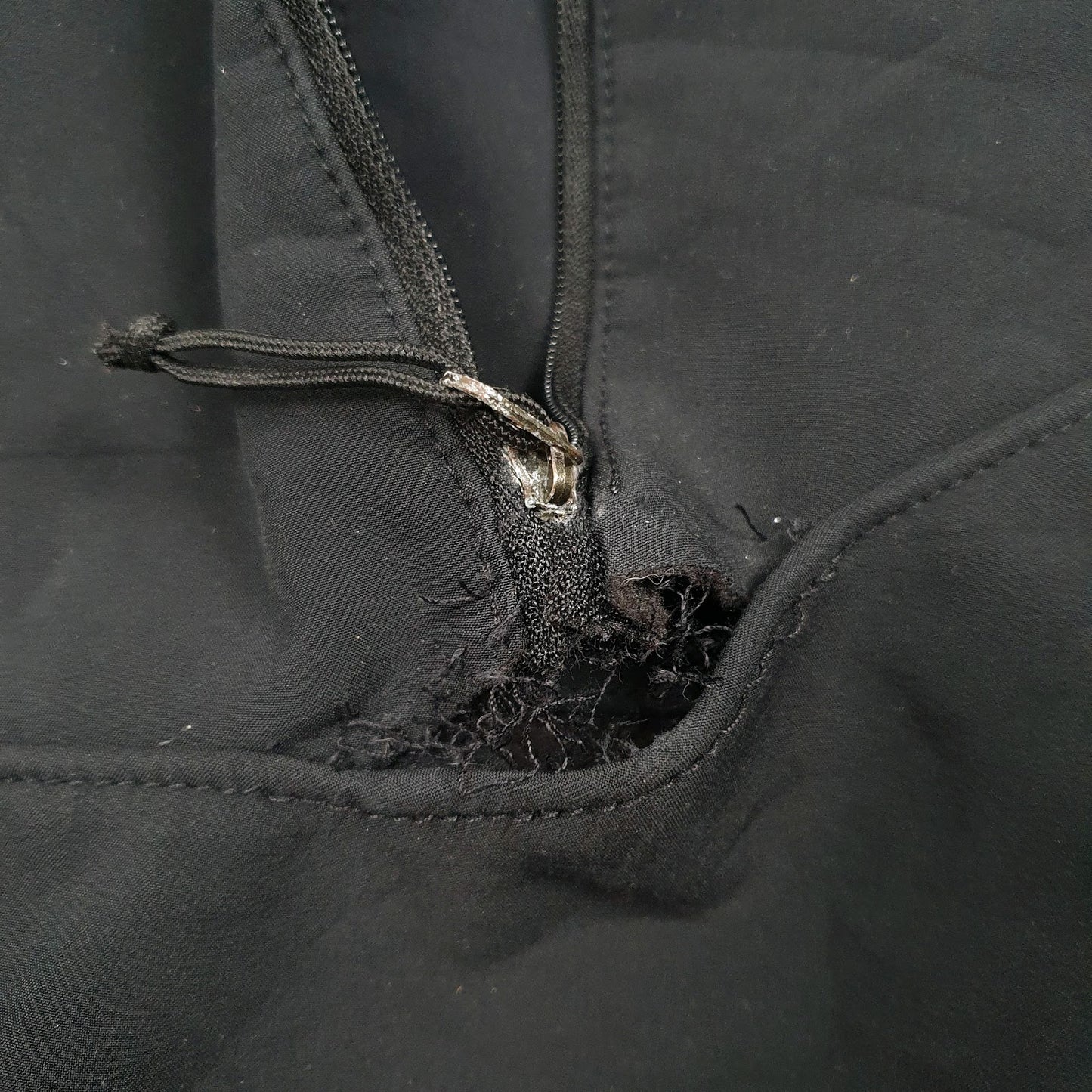 Mens Black The North Face Windbreaker Hoodie Coat