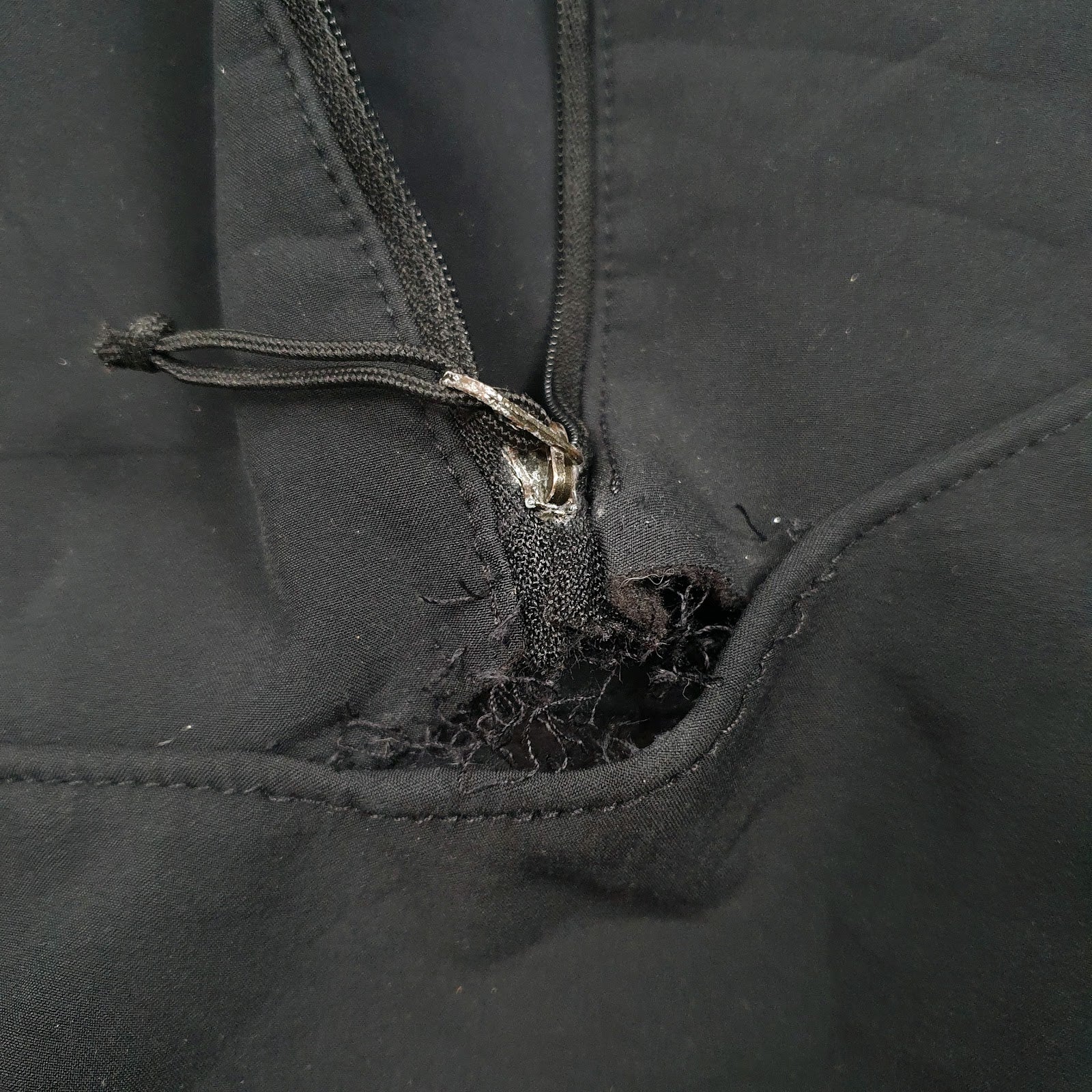 Mens Black The North Face Windbreaker Hoodie Coat