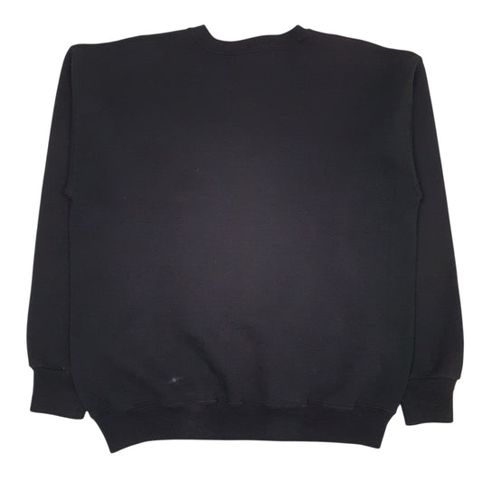 Mens Black Lee Graphic Crewneck Jumper
