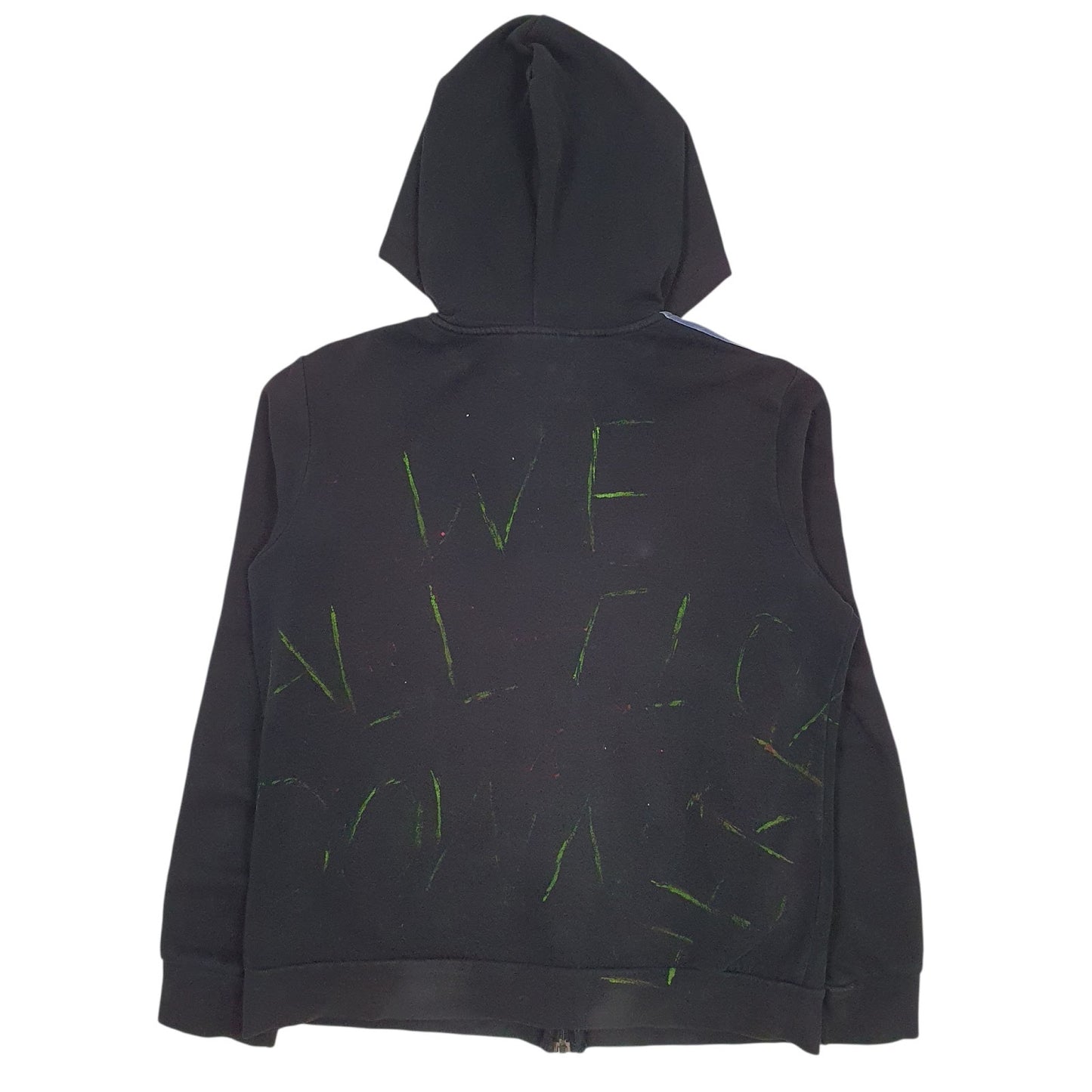 Womens Black Adidas  Full Zip Jumper