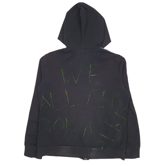 Womens Black Adidas  Full Zip Jumper