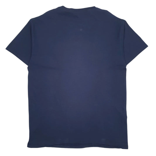 Mens Navy Fruit Of The Loom Touchdown  T Shirt