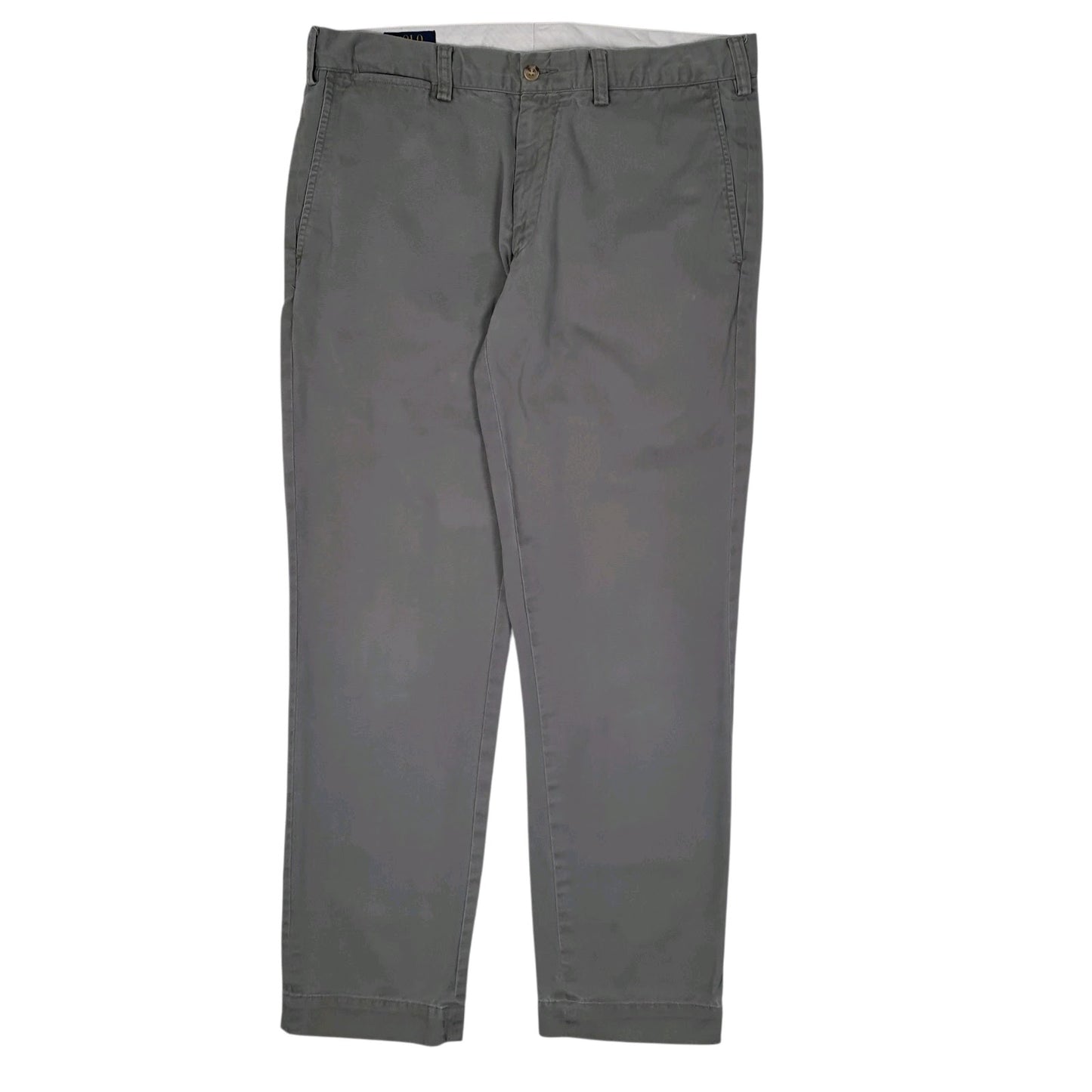 Mens Grey Polo Ralph Lauren Slim Fit Chino Trousers