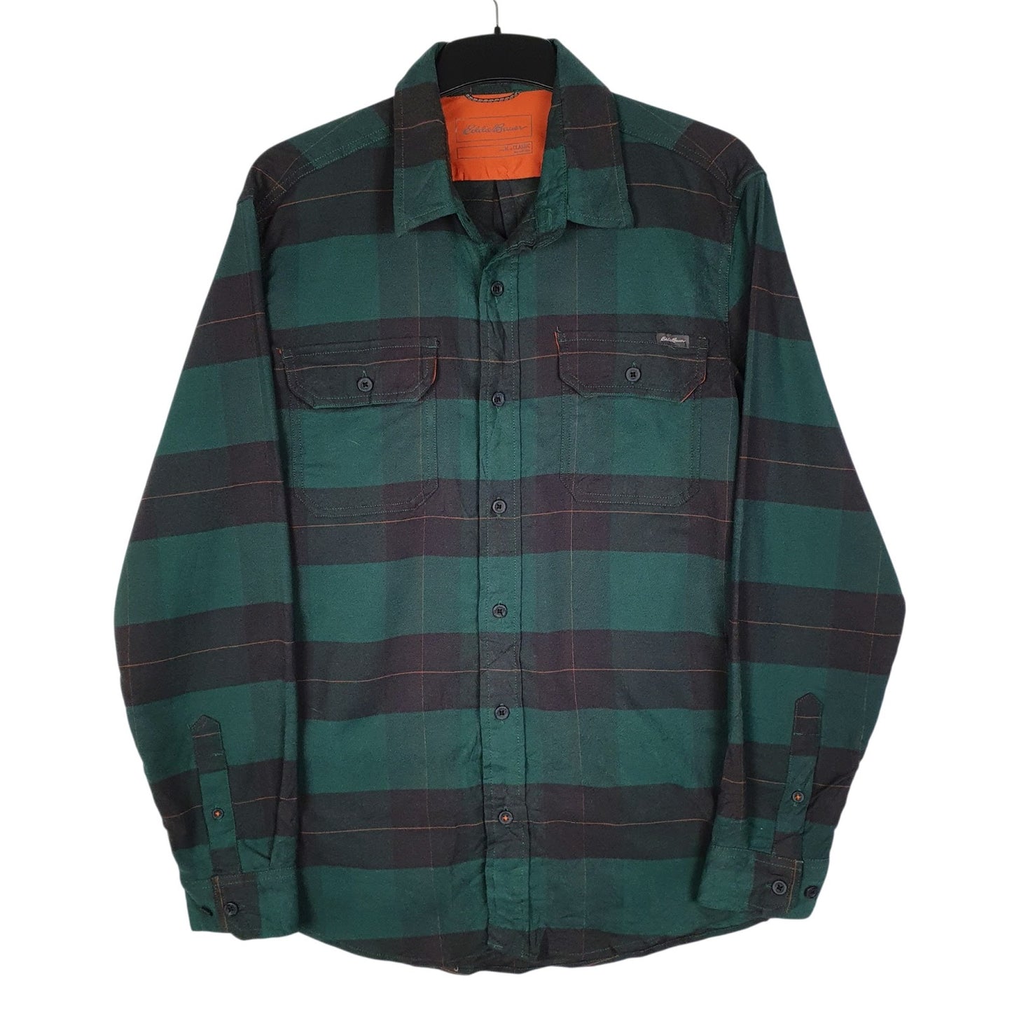 Mens Green Eddie Bauer  Long Sleeve Shirt