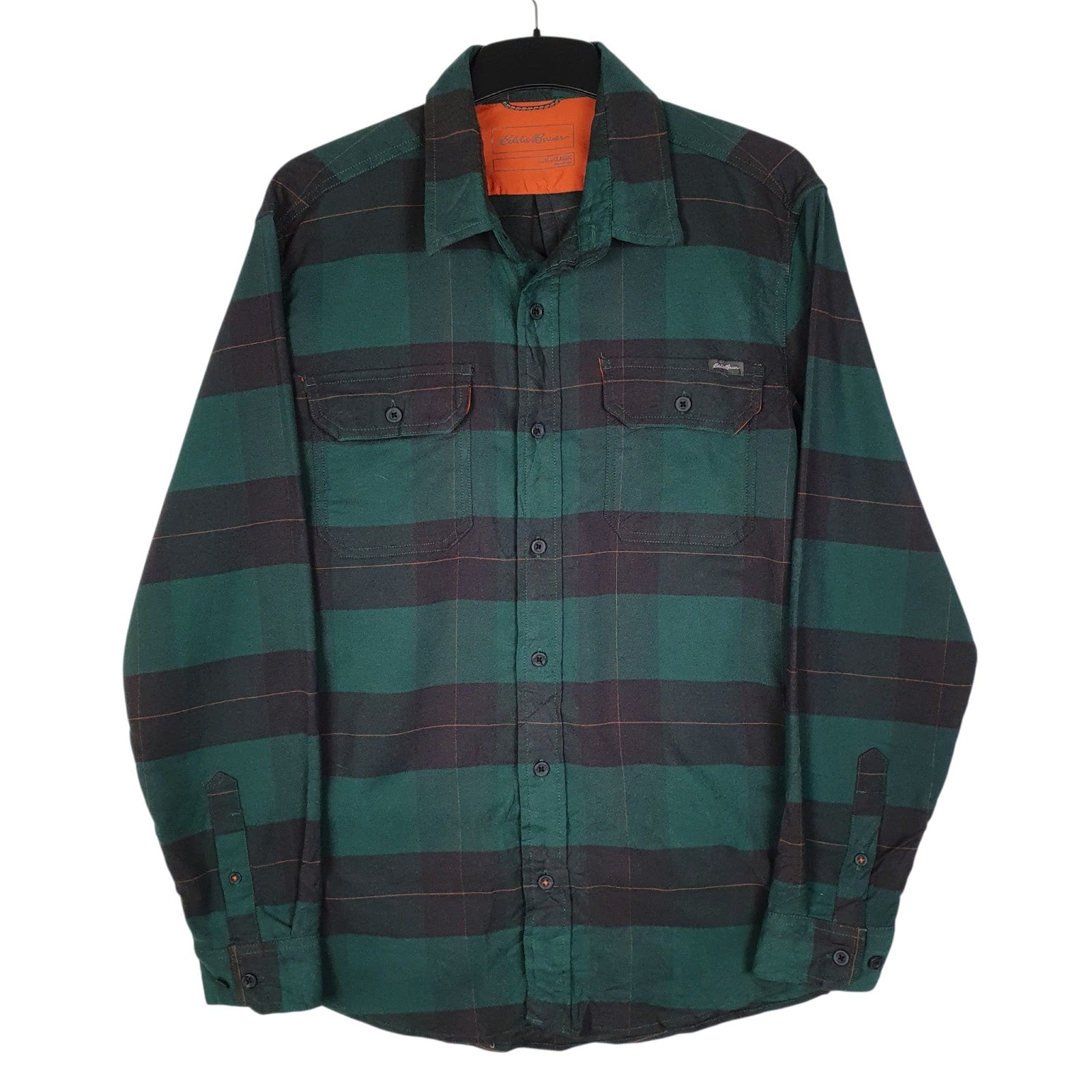 Mens Green Eddie Bauer  Long Sleeve Shirt