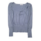 Womens Blue Cozy  Crewneck Jumper