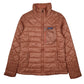 Womens Orange Patagonia Radalie Quilted  Coat