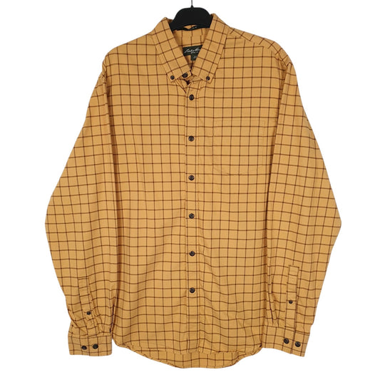 Mens Orange Eddie Bauer  Long Sleeve Shirt