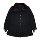 Womens Black Marithe Francoise Girbaud Fur Lined Trench  Coat