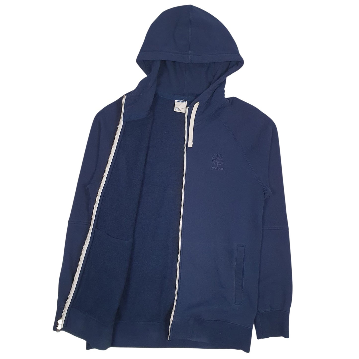 Mens Navy Reebok  Full Zip Jumper