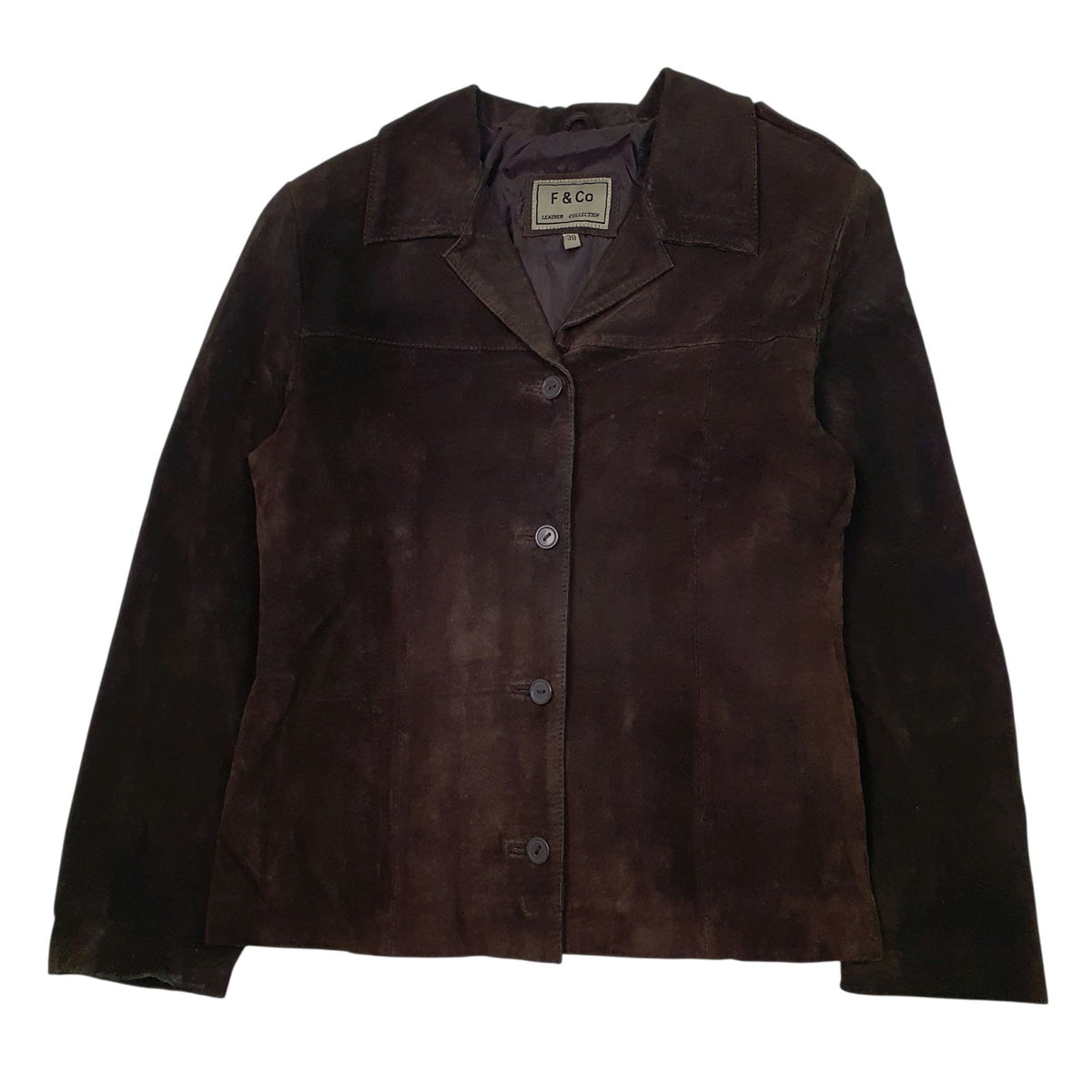 Womens Brown F & Co   Coat
